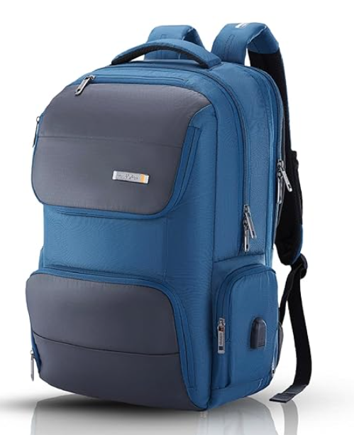 American Tourister Segno Expandable Laptop Backpack Navy |17" Laptop