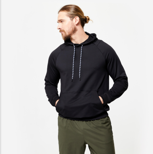 Men's Breathable Essential Fitness Hoodie (DOMYOS)
