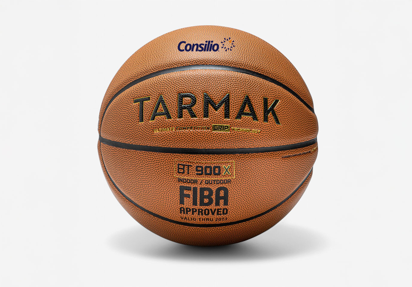 Tarmak by Decathlon Basketball Size 7 Fiba BT900 Grip Touch - Orange