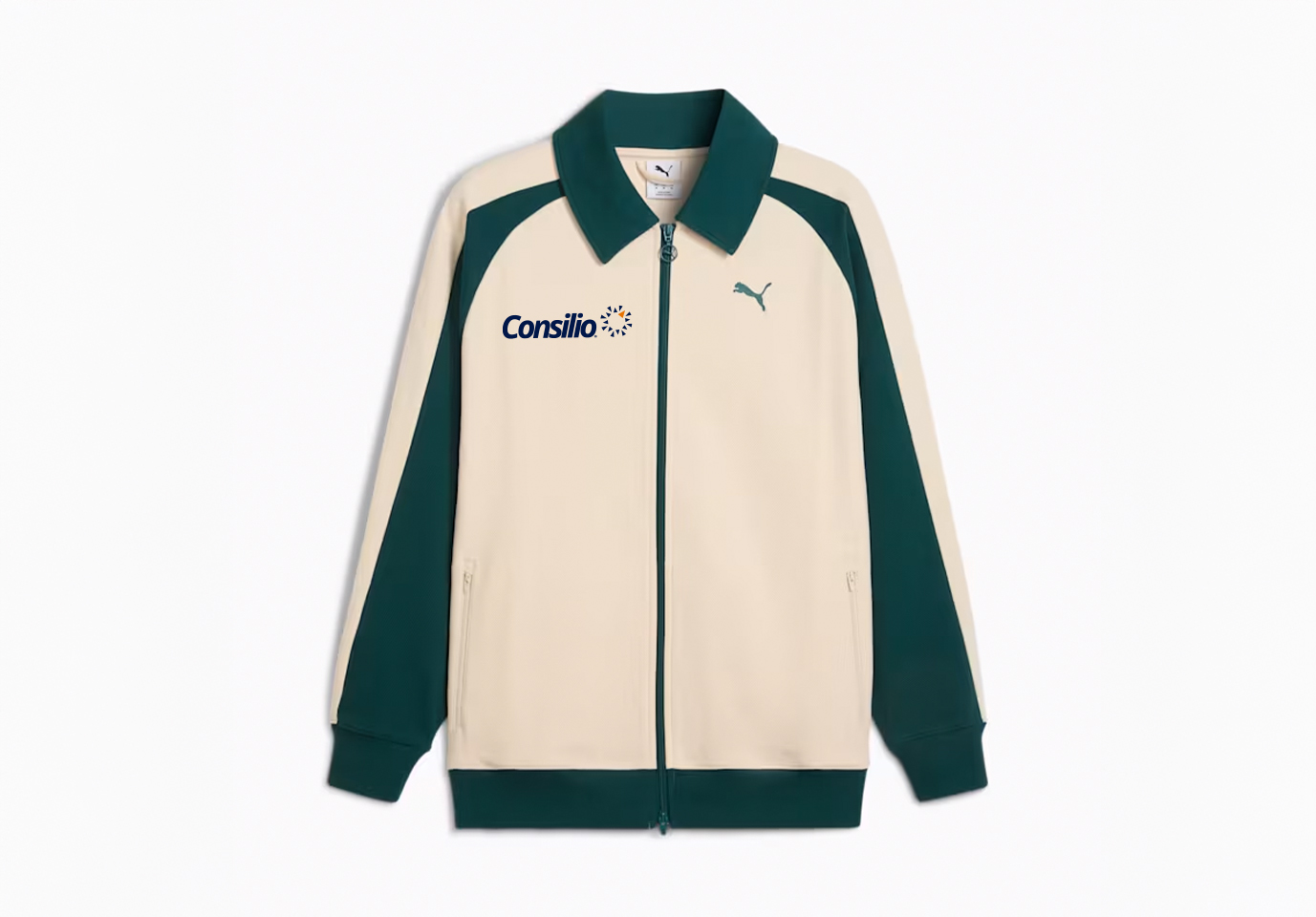 Puma Men Full Sleeve Polyester Full Zip with Pocket Solid Men's Sports Track Jacket