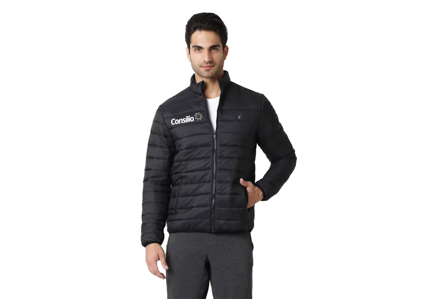 Van Heusen Men's Polyester Standard A-Line Coat